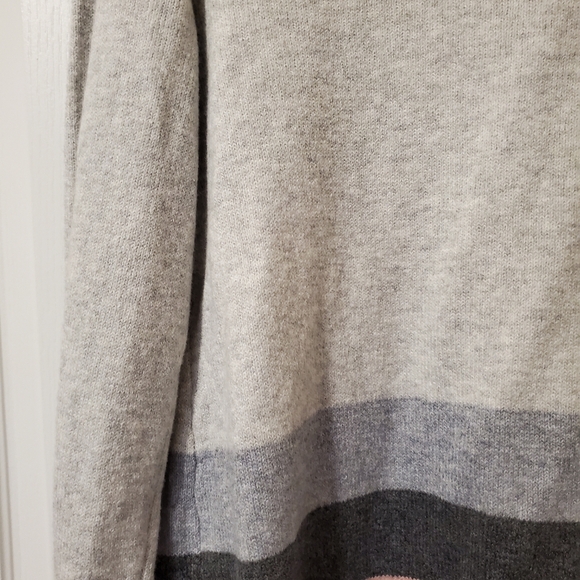 A New Day Cardigan Sweater- Grey/Pink/White (Size XS) - Picture 16 of 16
